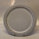 624 Stor Tallerken 26 cm Dækketallerken Grå Cordial Quistgaard for B&G / Nissen Kronjyden Stoneware
