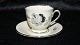 Kaffekop #Sortrose KpmKøbenhavns Porcelæns MaleriHøjde 6,5 cmSOLGT