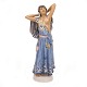 Dahl-Jensen figur.Stor figur "Araberpigen". Dahl Jensen dessin #1129. Stemplet Dahl Jensen. H: 42,5cm. Fejlfri stand. 1. sortering