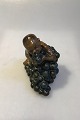 Bing & Grøndahl Figur af Kai Nielsen "Lille Bacchus med druer" No 4021 fra Druehøstserien