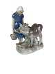 Bing and Grøndahl porcelain figure, girls with calves, no.: 2270.