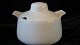 Lid dish #White Koppel, Bing & Grondahl with shards in the handle see pictureDesign: Henning Koppel.Deck # 5