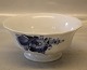 8568-10 Skål på fod 8.5 x 18 cm Skylleskål Kongelig Dansk Porcelæn Blå Blomst Kantet