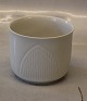 Royal Copenhagen 4768 RC White vase 8,8 x 10,6  cm Signed GB Gerd Boegelund