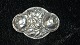 Broche i Jugendstil sølvMåler 4,5 * 3,2 cm ca