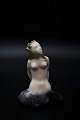 Royal Copenhagen figure of little mermaid. H:11,5cm. RC# 3321. 1.sort.