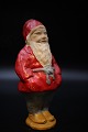Old painted terracotta gnome (Piggy bank) with nice patina. Height:21cm.