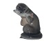 Lille Royal Copenhagen figurOdder med fisk
