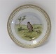 Royal Copenhagen. Jagtstellet. Middagstallerken. Model 3549. Diameter 25 cm. Tallerken er med reparation. (se foto)