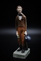 Royal Copenhagen porcelæns figur af H.C. Andersen , design af Hanne Varming. H:19cm. RC#5245. 1.sort.