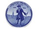 Royal Copenhagen commemorative plate from 1922Ludvig Holberg - The 200th anniversary of the Danish theatre