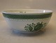 0934-12 Bowl 21.5 x 8.7 cm  Aluminia Faience Green Tranquebar