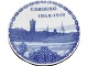 Royal Copenhagen Mindeplatte fra 1918Esbjerg 50 års jubilæum
