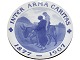 Royal Copenhagen commemorative plate from 1907Red Cross 30th jubilee - The Good Samaritan