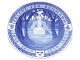 Royal Copenhagen commemorative plate from 1920The memorial of fallen volunteers in the wars 1848 - 1849 - 1850 og 1864