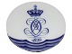 Royal Copenhagen Mindeplatte fra 1892Kong Christian IX og Dronning Louises guldbryllup