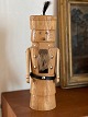 Large, vintage nutcracker in the shape of a soldier. Solid, stick-glued wood, 30 centimeters high. Weighs just under 1.2 kilos