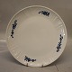 10-12491 Stort rundt fad ca 30 cm Kongelig Dansk Porcelæn Blå Blomst Juliane Marie