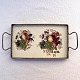 Faience tray with handle* 300 DKK