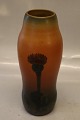 389 VI Vase with thistle 23 cm Hans Christian Joachim 1905 Ipsen Danish Art Pottery