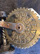 Tool - we think for the handcraft - from Lervad & Søn - Askov - Vejen, DenmarkA kind og flying / balance wheel Abour 1900The wheel is with brass and very "beautiful"Sorry, but we do not know what the purpose of it was/is