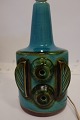 Søholm Bordlampe Turkis blåSøholm nr. 1203/2Stemplet: Søholm Denmark StentøjH: 31cm u/pære