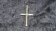 Cross in 14 carat Gold with diamondsStamped 585Measures 47.37 * 26.90 mm