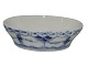 Blue Fluted Half LaceOval salt jar
