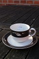 Magnolia Black Danish porcelain, settings coffee cups