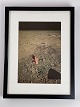 Det amerikanske flag / Old Glory plantet på månen i 1969 af Apollo 11-astronauter  -  Vintage NASA farveoffsetfoto / fotoplakat / fotoprint fra et 20. århundrede