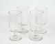Four Beatrice glasses from Holmegaard glassworks from around the 1880s.
