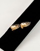 Vintage 14 karat øreclips stemplet 585, BH designet af Bernhard Hertz - Copenhagen