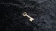 Nøgle Charms / Vedhæng i 14 karat Højde 22,30 mm