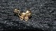 Barnevogn Charms / Vedhæng i 14 karat guld Højde 20,18 mm