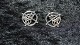 Elegant # Earrings in SilverStamped 925