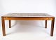 Sofabord - Dekoreret Med Kakler - Palisander - Dansk Design - 1960´erne