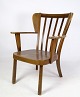 Canada stolen i bejdset bøgetræ, model 2252, designet af Søren Hansen, fremstillet af Fritz Hansen fra omkring år 1940