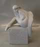 Royal Copenhagen 101 RC Pisces (20th February to 20th March)  Christel Zodiac Figurine Bisquit (1249101-41200)