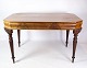 Spisebord / skrivebord i mahogni, senempire, 1860