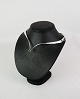 Halsring, designet af N.Ø.K, dansk design, sterling sølv, Stemplet