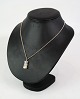 Pendant in 925 silver, with a motif of a car