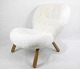 Muslinge / Arctander loungestol, Philip Arctander, fåreskind.