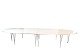 Super Ellipse konferencebord, designet af Piet Hein & Bruno Mathsson, Fritz Hansen, 1979