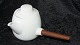 Bing & Grondahl #White coupler, #Teapot with wooden handleDek. # 303