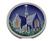 Aluminia miniature JuleplatteGlædelig Jul