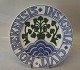 Holbaek Town plate Bing & Grøndahl B&G   Coat of Arm CIV Holbekensis INSIGNIA 23,8 cm