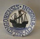 Helsingør Byplatte Bing & Grøndahl B&G   med byvåben CIV Helsingorensis  INSIG 23,8 cm