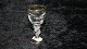 Snapseglas #Måge med GuldHøjde 8 cm