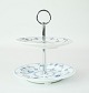 Etasier opsats, musselmalet, kgl porcelæn nr. 1/182