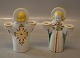 Aluminia Old 2350 Christmas Angel  Candlestick 12.5 cm Nils Thorsson 1944